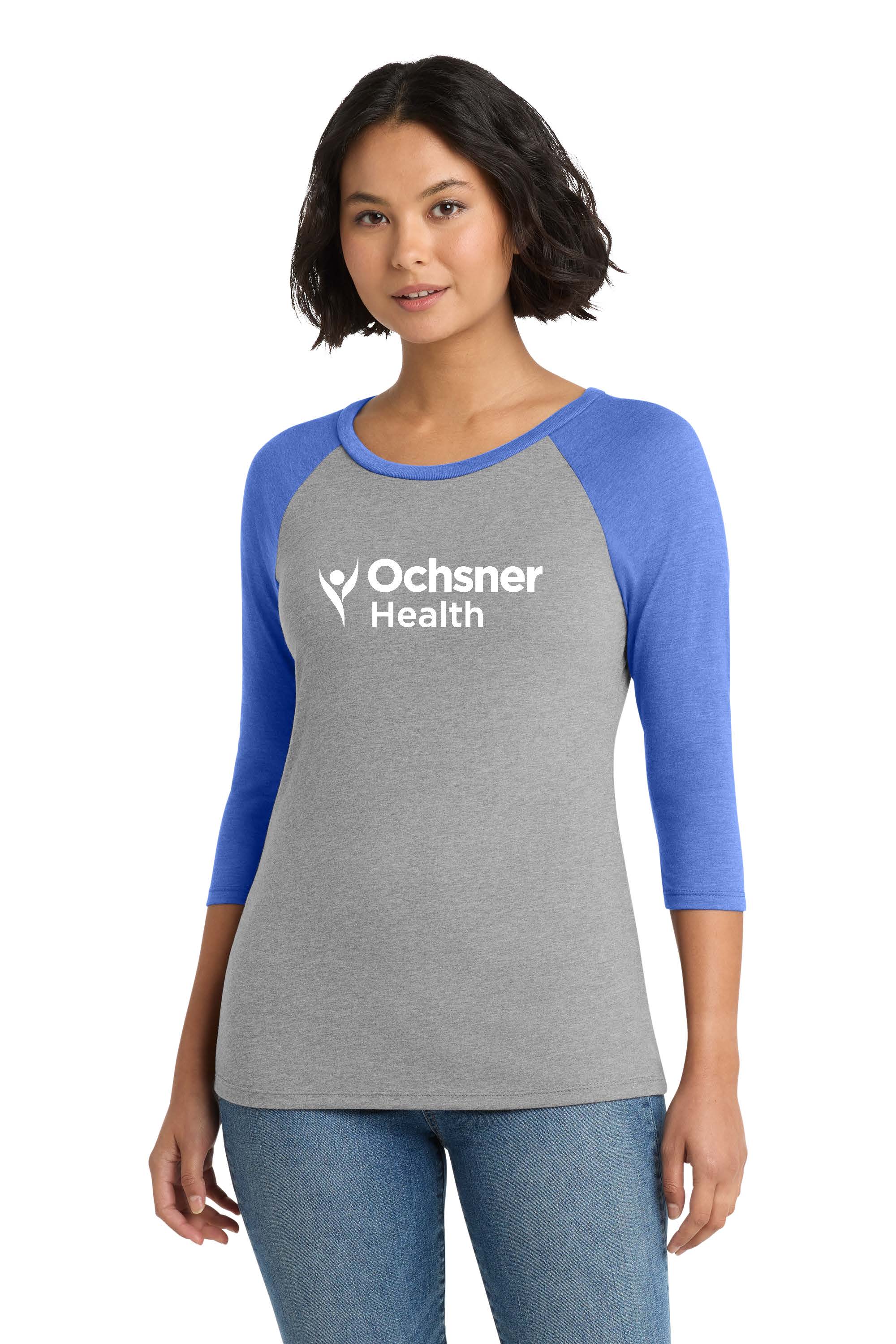 District Made Ladies Perfect Tri 3/4 Raglan, , large image number 4